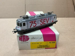 HAG HO SCALE ELECTRIC LOCOMOTIVE RE 4/4 SBB 175 YEARS SEV TWIN PANTOGRAPH NICE ! - Picture 1 of 8