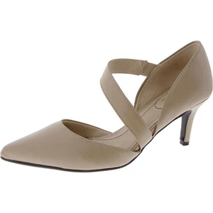 LifeStride Womens Suki Beige Pumps D'Orsay Heels Shoes 8 Medium (B,M) BHFO 6059 - Picture 1 of 4