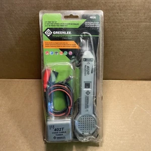 NUEVO GREENLEE Communications 402K Cable Coaxial Tóner Sonda Kit de Prueba - NUEVO JUEGO - Imagen 1 de 6
