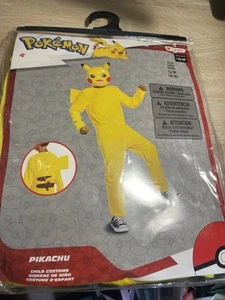 Pikachu Pokemon Classic Child Costume size S (4-6) (9) - Picture 1 of 5