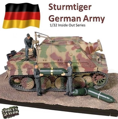 "Sturmtiger" German Army, Berlin, Forces Of Valor 1:32 913003A Inside Out Series - Immagine 1 di 4