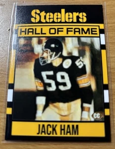 JACK HAM HOF PITTSBURGH STEELERS ACEO ART CARD MY ORIGINAL DESIGN - Picture 1 of 1