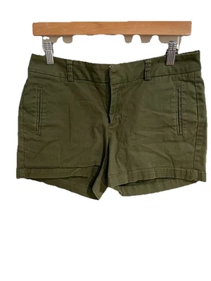 Pantalones cortos de sarga A.n.a verde oliva para mujer con contraste rosa talla 6 Foto 1 de 4