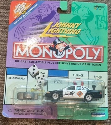 2000 Johnny Lightning MONOPOLY Ford Crown Victoria  police car. - Image 1 of 3
