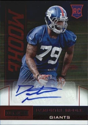 2013 R&S Longevity Rookie Autographs Ruby Football Card #119 Damontre Moore/149 - Image 1 of 2