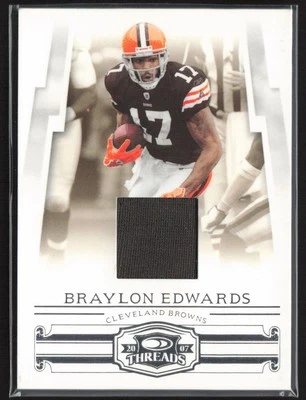Camisetas Donruss Threads #72 2007 Braylon Edwards #/250 Foto 1 de 2