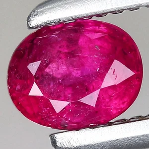 0.26ct 4.1x3.3mm Oval Natural Pink Tourmaline Gemstone Mozambique, Africa - Picture 1 of 4