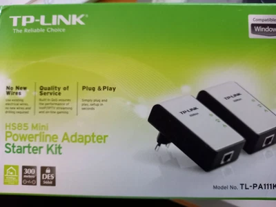 TP-LINK HS85 Mini Powerline Starter Kit - Weiß, 2 Stück (TL-PA111 KIT) - Bild 1 von 3