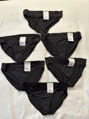 NEW Warners No Pinching No Problems Lace Bikini 6 Pair WR5509 Women Size Large 7 - Image 1 of 4