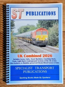 UK Combined 2026: Locos, Units, Coaching Stock, ST Publications, Spiral bound - Bild 1 von 1