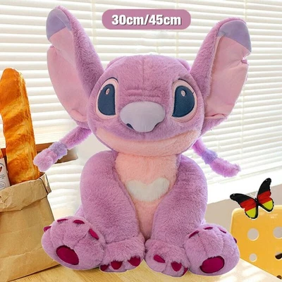 30/45CM Lilo Stitch Disney Kuscheltier Plüsch Stofftier Cuddly Rosa Geschenk DHL - Bild 1 von 4