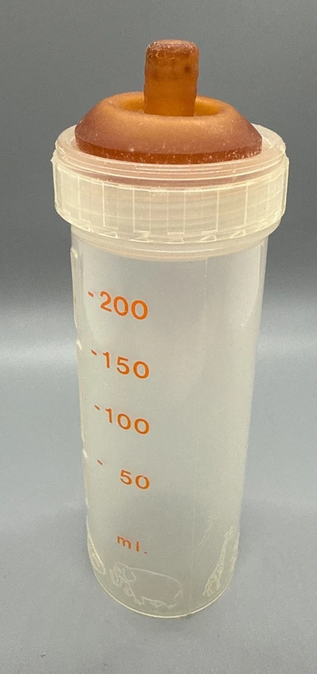 Vintage PLAYTEX Drop-In ORIGINAL NURSER Bottle Holder 8 oz RARE FLAT TOP Nipple - Image 1 of 4