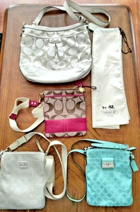 Coach Women Purse's- Dust Bag-  Wallet  Bundle of 6 Crossbody - Picture 1 of 22