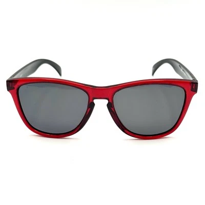 Gafas de sol cuadradas clásicas LRI 129521 de diseñador con marco rojo y negro lentes polarizadas Foto 1 de 4