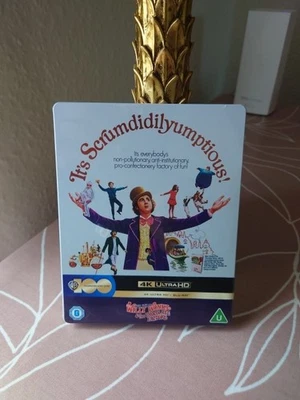 Willy Wonka And The Chocolate Factory 4K Ultra HD Blu-ray Steelbook Brand New - Image 1 of 4