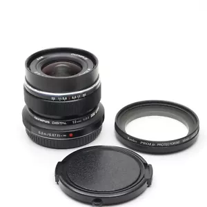 【Casi Como Nuevo/W: Filtro】Olympus M.ZUIKO DIGITAL 12mm f/2.0 Limited Negro d... - Imagen 1 de 12