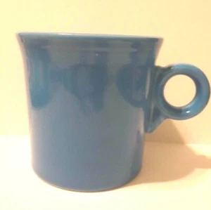 Taza de café azul pavo real Fiestaware Homer Laughlin - Imagen 1 de 6