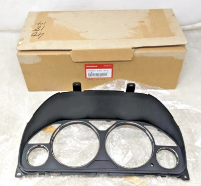 97-01 Honda Prelude BB6 JDM Chrome Trim Ring Guage Meter Visor Asy Surround - Image 1 of 4