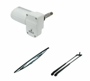 Motor limpiaparabrisas para barco, limpiaparabrisas marino de aleación de 12 V de alta resistencia con brazos, cuchillas - Imagen 1 de 7