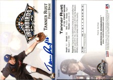 Tanner Rust 2013 Choice Aberdeen IronBirds Card Auto AU