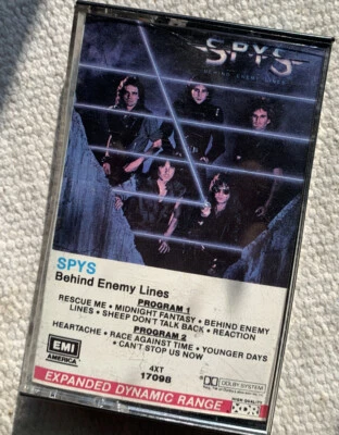 SPYS-Behind Enemy Lines Cassette- Al Greenwood Ed Gagliardi ex Foreigner - Image 1 of 4
