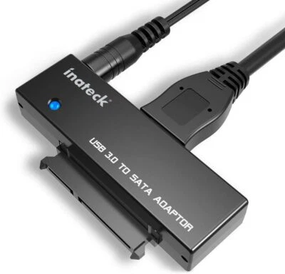 Inateck USB 3.0 zu SATA Konverter Adapter für 2.5/3.5 Zoll Laufwerke HDD SSD - Bild 1 von 4