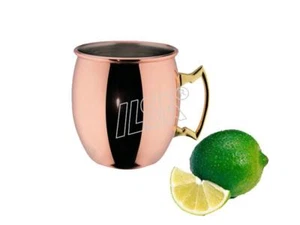 ILSA TAZZA BOMBATA RAME MOSCOW MULE  COCKTAIL BAR PUB 40 CL.INOX PLACCATO RAME - Picture 1 of 1