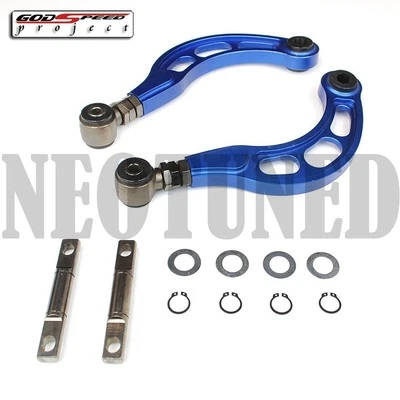 KIT BRAZOS INCLINABLES TRASEROS AJUSTABLES GODSPEED GEN2 AZUL PARA ACURA ILX (DE) 2013-21 Foto 1 de 3