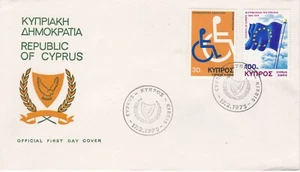 1975 Cyprus FDC cover 25th Anniversary Council of Europe - Picture 1 of 2