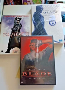 WESLEY SNIPES LOT 3 DVD BLADE KOMPLETTE TRILOGIE 1 2 TRINITY TRIPLE HHH M - Bild 1 von 4