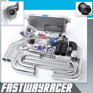 Kit Turbo Universal GT35 T4 .68AR Turbo Starter Kit Etapa 3 Turbo Kit FPR Bov - Imagen 1 de 1