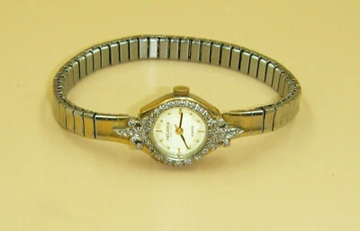 Reloj Pulsera Mujer Helbros Cuarzo Vintage Batería Nueva Banda Ampliable Nº 9965 Foto 1 de 4