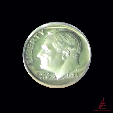 1984-S Roosevelt 10 Cents Cover