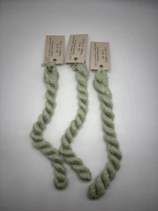 Silk and Ivory Needlepoint Yarn 28.8 Yd New Lot Of 3 Celery Color #3 - Picture 1 of 4