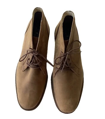 Botas al tobillo Mark Nason Skechers Chukka forma de memoria para hombre talla 13 marrón con cordones Foto 1 de 4