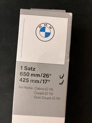 Limpiaparabrisas original BMW F92 M8 61619478909 G14 G15 G16 F91 F93 M850I 840i Foto 1 de 4