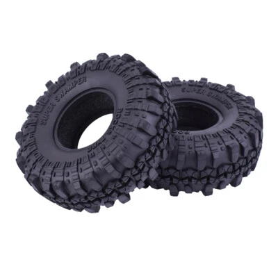 4 Stück 110 mm Gummifelsen Raupenreifen für 1/10 Traxxas SCX10 RC4WD RC Auto - Bild 1 von 4