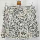 NWT RIP SKIRT Wrap Skirt Cover Up Flora Rustica Print Beige Size M