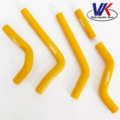 Manguera de radiador de carbón para Suzuki RMZ450 RMZ 450 2008-2017 2009 2010 12 13 amarillo Foto 1 de 4