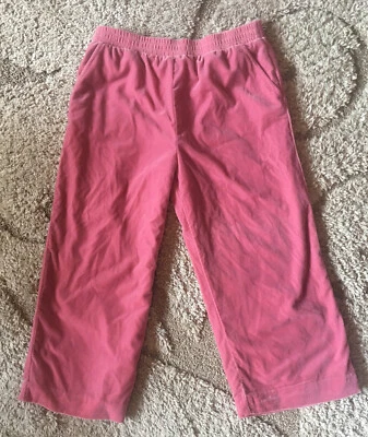 NWT Gymboree Pants 14 Girls Velvet Culottes Pink Dusty Rose - Image 1 of 4
