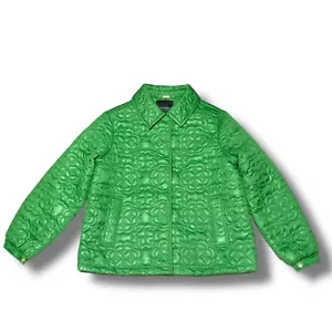 Giacca trapuntata Kate Spade New York verde novità prezzo al dettaglio al dettaglio $208 taglia M nuova con etichette - Foto 1 di 7