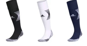 Adidas Soccer Team Speed Over The Calf OTC Compression Socks Large 9-13 MSRP $18 - Picture 1 of 4