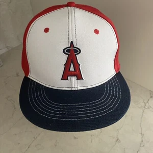 Gorra de béisbol Angels MLB roja blanca azul bandera americana Budweiser ajustable - Imagen 1 de 8
