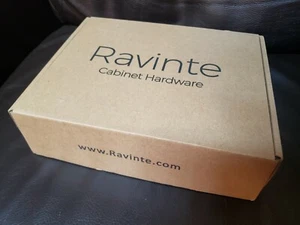 Ravinite Cabinte Hardware Kitchen Cabinet & Drawer Pulls Black Handles 3" oc NIB - Picture 1 of 4