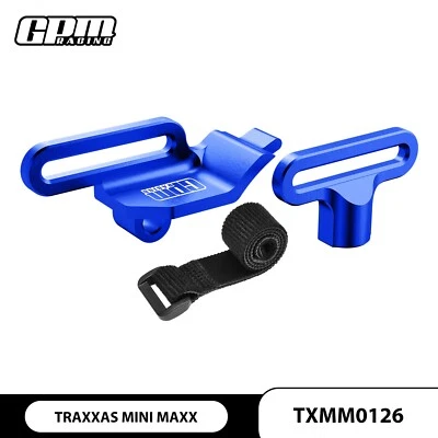 GPM 7075 Alloy Retainer, Battery Hold-Down For TRAXXAS Mini Maxx / XRT / Rally - Image 1 of 4
