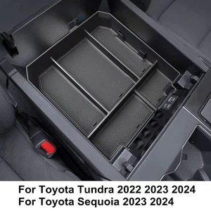 Bandeja organizadora tapa reposabrazos consola central apta para Toyota Sequoia 2023-2024 - Imagen 1 de 12