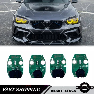 Placas LED DRL ojo de ángel amarillo para BMW F21 LCI M140i M140iX M135i M135iX 14-19 Foto 1 de 4