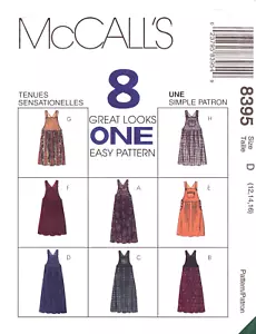 Jersey McCall's 8395 ~ Misses' en dos longitudes-ajuste-ligero línea A 12-16 - Imagen 1 de 4