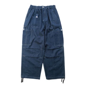 Men Spring and Summer Japanese Baggy Wide-Leg Jeans Overalls Straight Pants - Picture 1 of 17