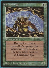 Ghazban Ogre Arabian Nights NM Green Common MAGIC MTG CARD (ID# 218965) ABUGames